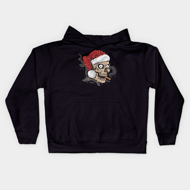 Ho Deathly Ho Kids Hoodie by ManxHaven